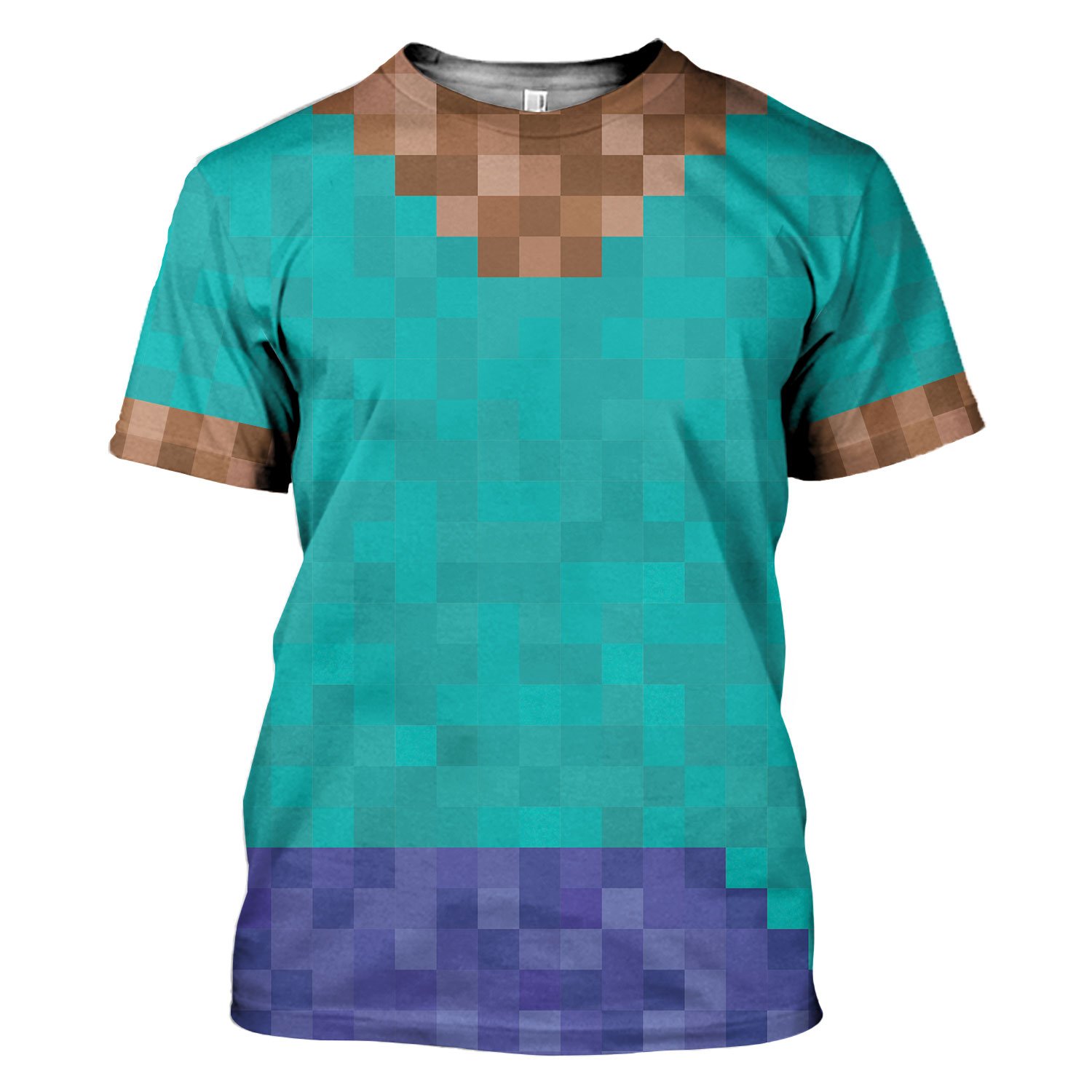 Gearhomies T-Shirt Steve Minecraft 3D Apparel