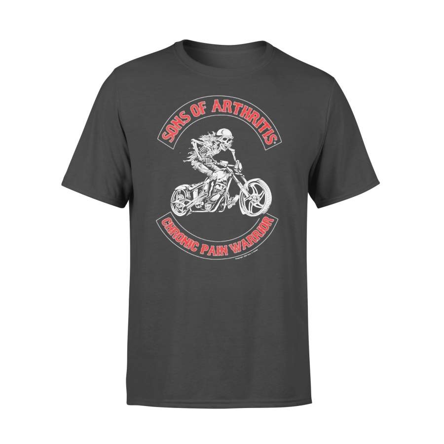 Skull Motor Sons Of Arthritis Chronic Pain Warrior T-shirt