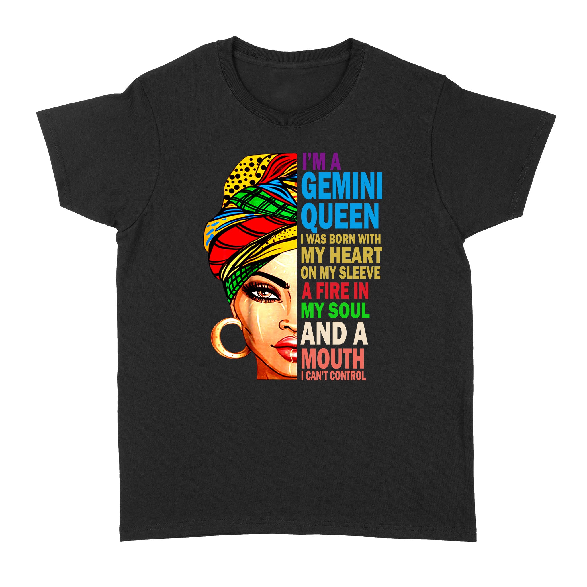 I Am A Gemini Queen Black Women Gift – Standard Women’s T-shirt