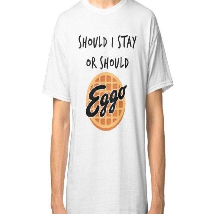 Should I Stay Or Should Eggo Waffle Stranger Things Parody For Eleven T-Shirt