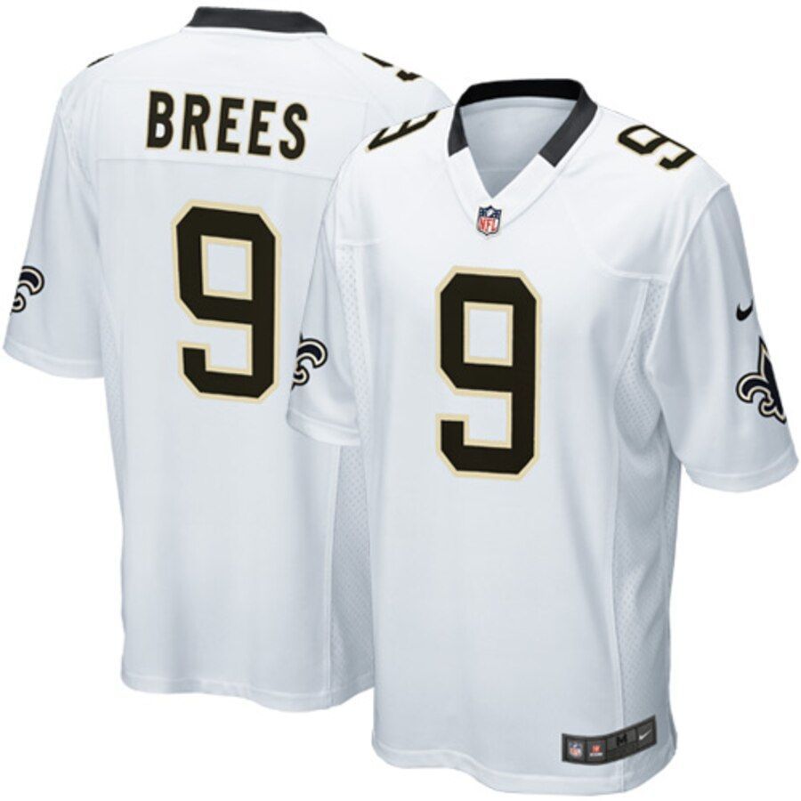 Drew Brees New Orleans Saints Youth Game Jersey White 2019