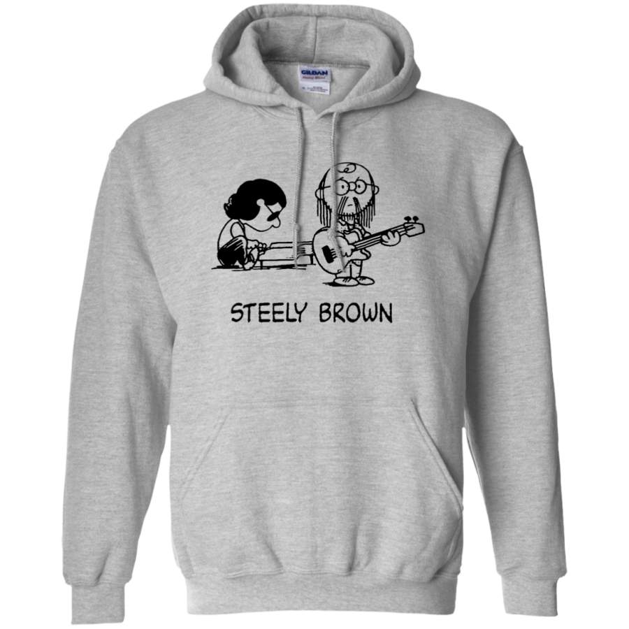 AGR Steely Brown Tee Gildan Pullover Hoodie