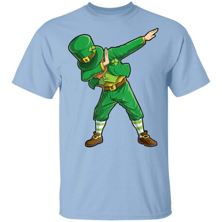 Dabbing Leprechaun St Patricks Day Women Men Funny T-Shirt