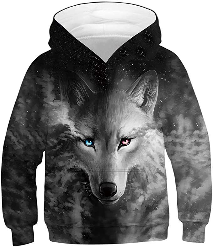 Wolf Hoodie 3D Animal Galaxy Print Style 5