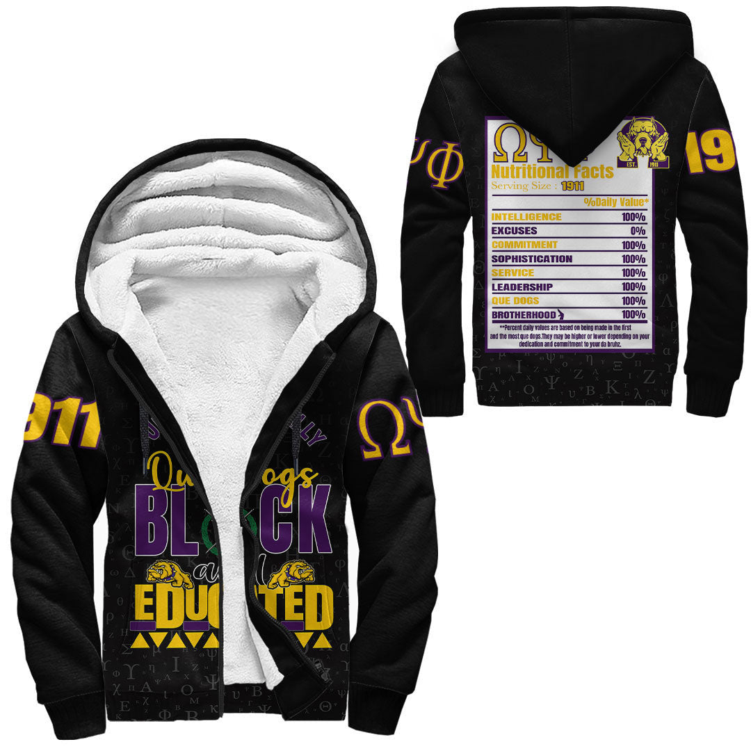 Fraternity Hoodie – Omega Psi Phi Sherpa Hoodie