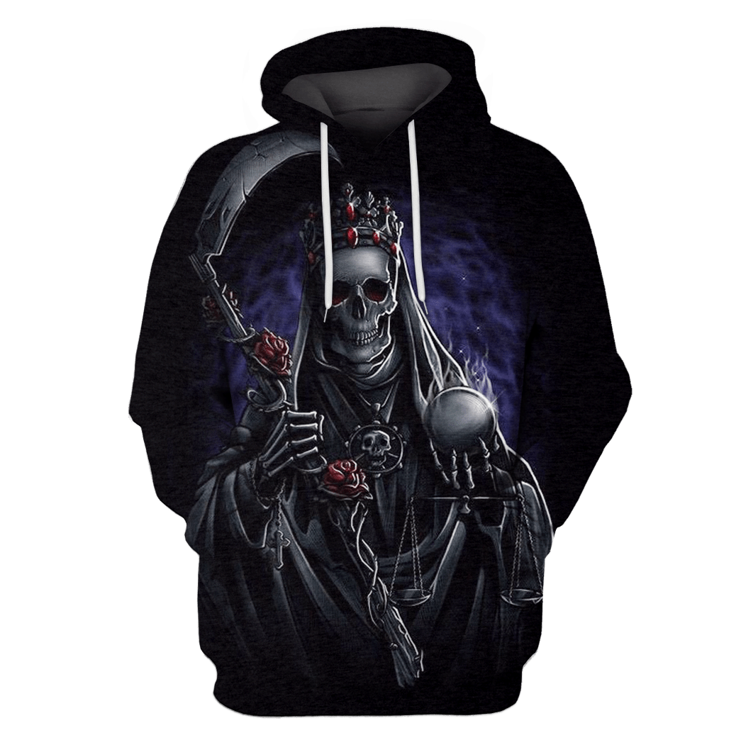 3D -Halloween Death Hoodies T-Shirt Apparel