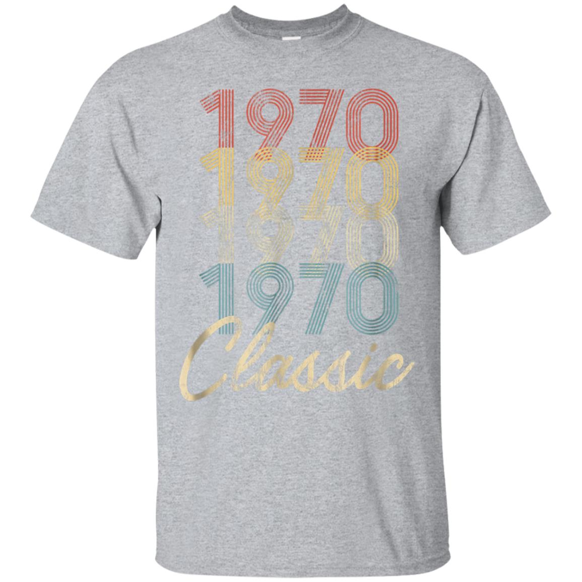 48th Birthday Gift Vintage 1970 T-Shirt Men & Women