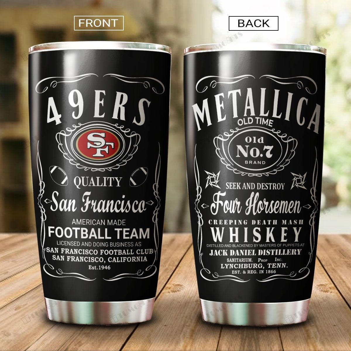 Buy Metal San Francisco 49Ers Stainless Steel Tumbler