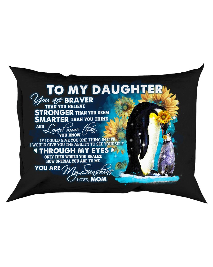 Braver Than You Believe Penguin Pillowcase