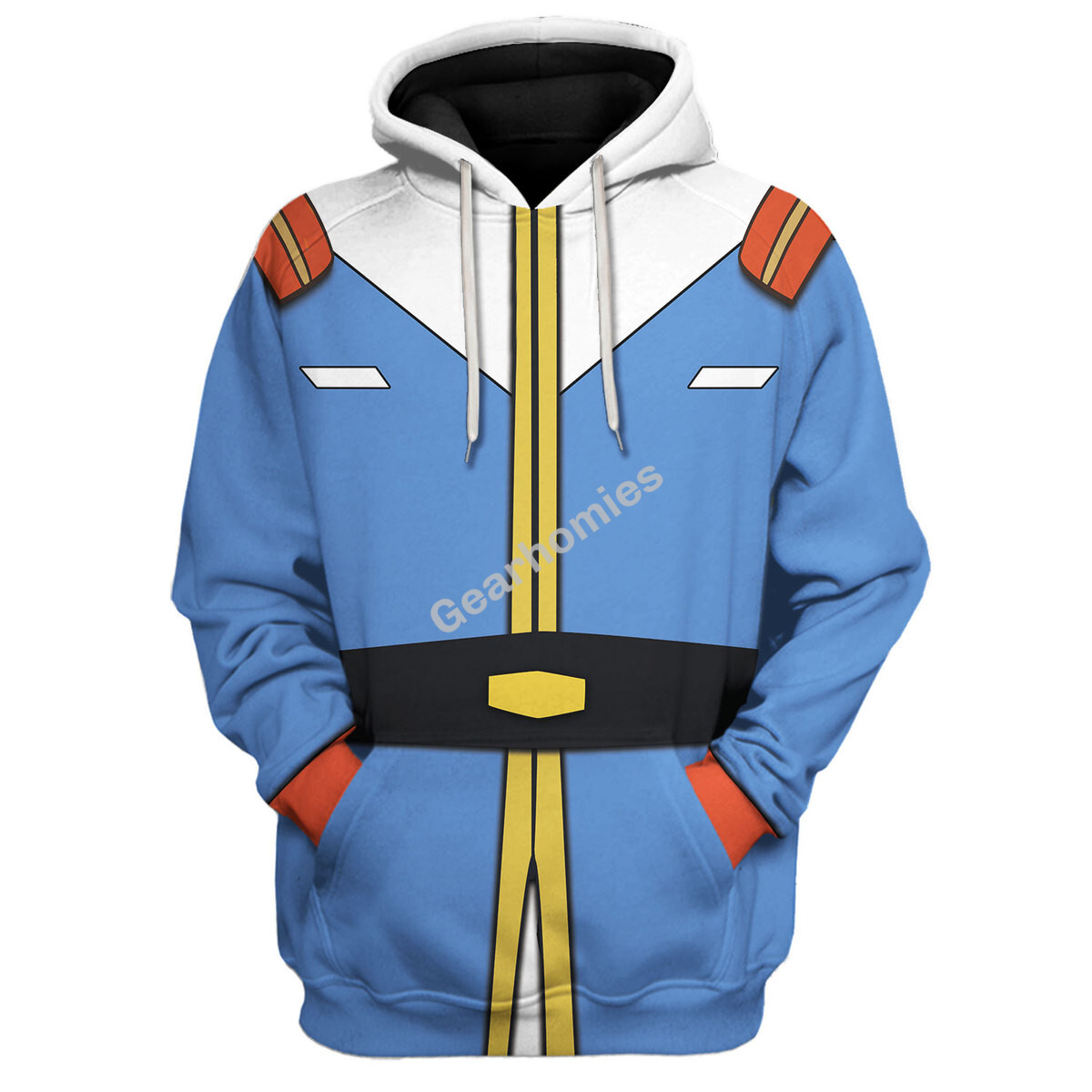 Amuro Ray Mobile Suit Gundam Hoodies Pullover Sweatshirt Tracksuit