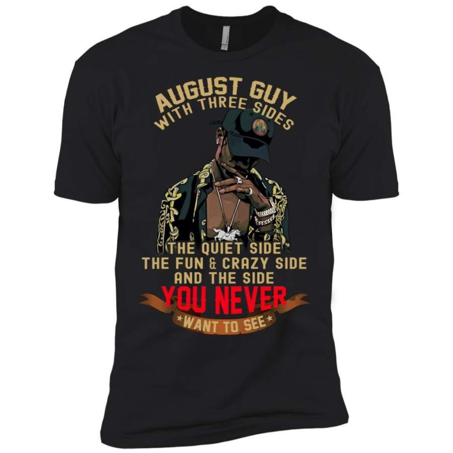 AGR August Guy With Three Sides Quiet Fun Crazy Shirt Premium