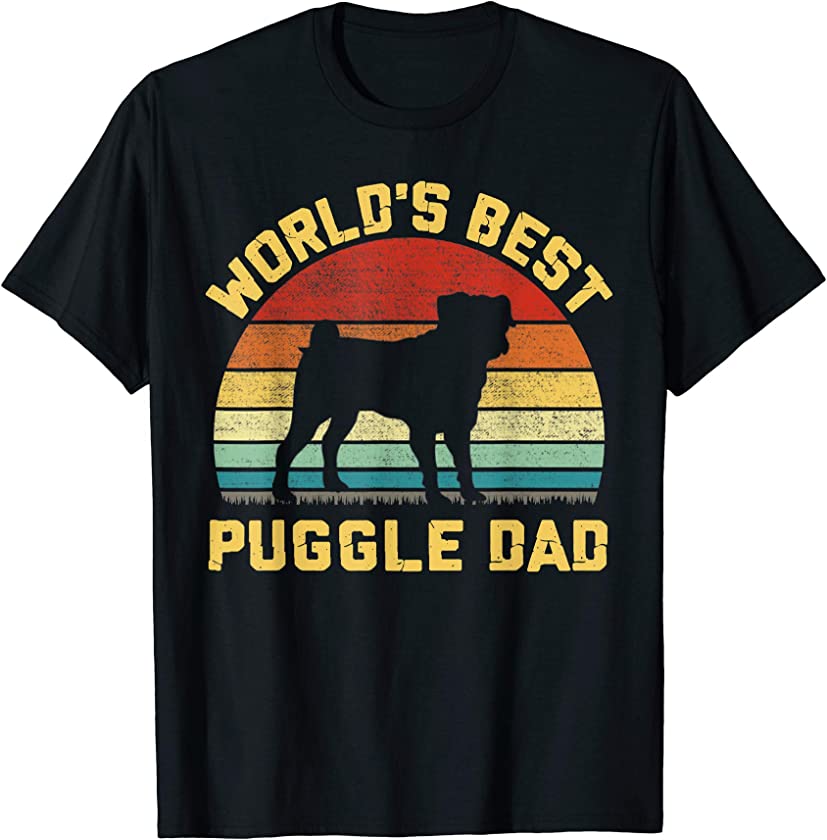 Vintage World’s Best Puggle Dad T-Shirt