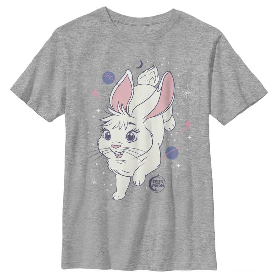 Over the Moon Girl’s Bungee Star Bunny  T Shirt