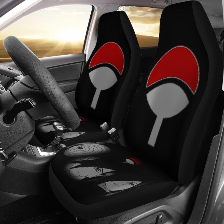 Naruto Anime Car Seat Covers | Uchiha Clan Members Seat Covers Shirttrend