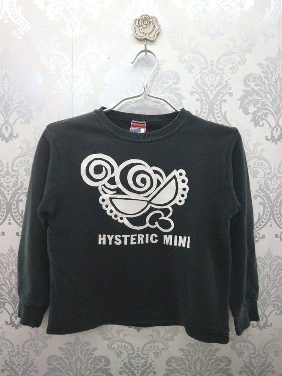 Vintage Hysteric Mini Shirt Big Logo Streetwear Sweater Knitwear Japan Shirt