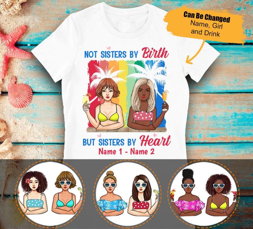 Personalized Beach Friends T Shirts, Best Gift For Bestie Summer Beach – Trending Personalized