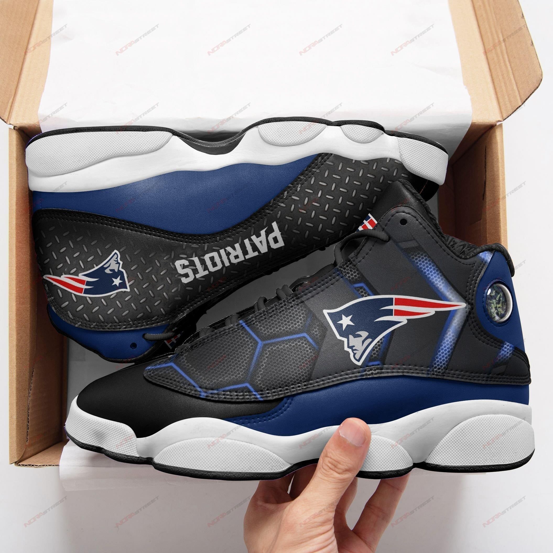 New England Patriots Air Jordan 13 Shoes Sport V88 Sneakers