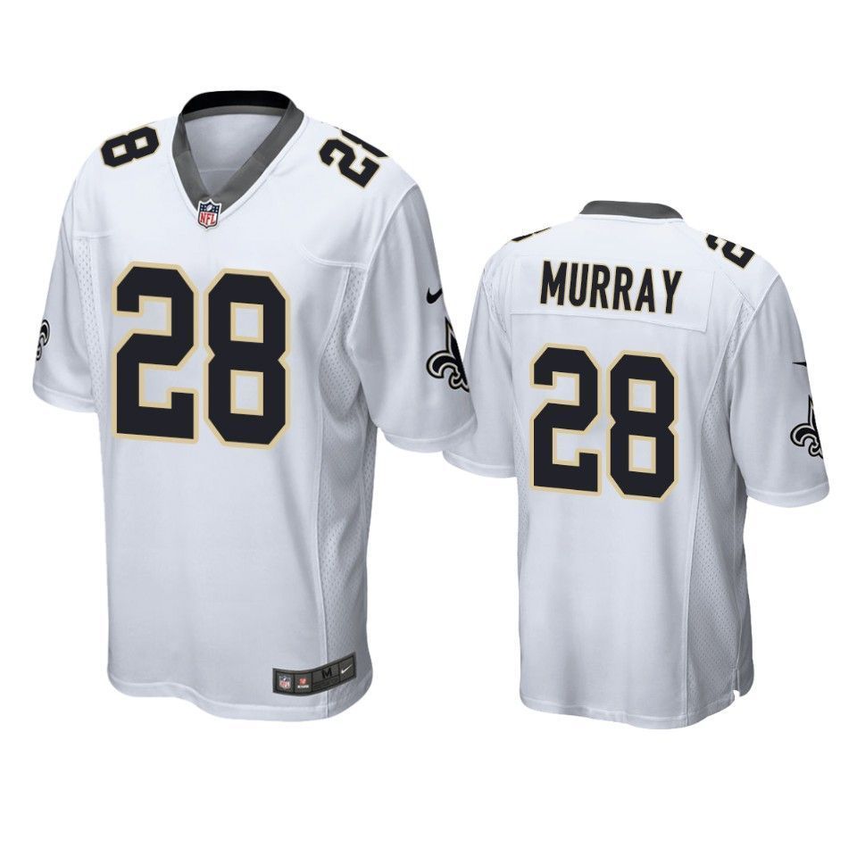 New Orleans Saints Latavius Murray Game White Mens Jersey