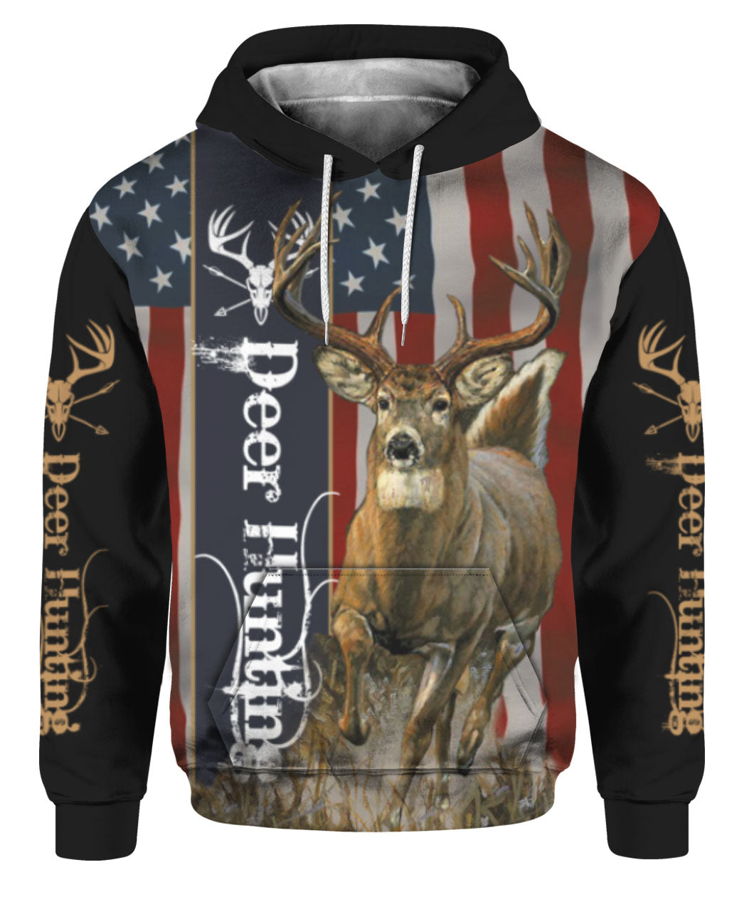 Oragontee Deer Flag 3D All Over Print | For Men & Women | Adult | Ht4658