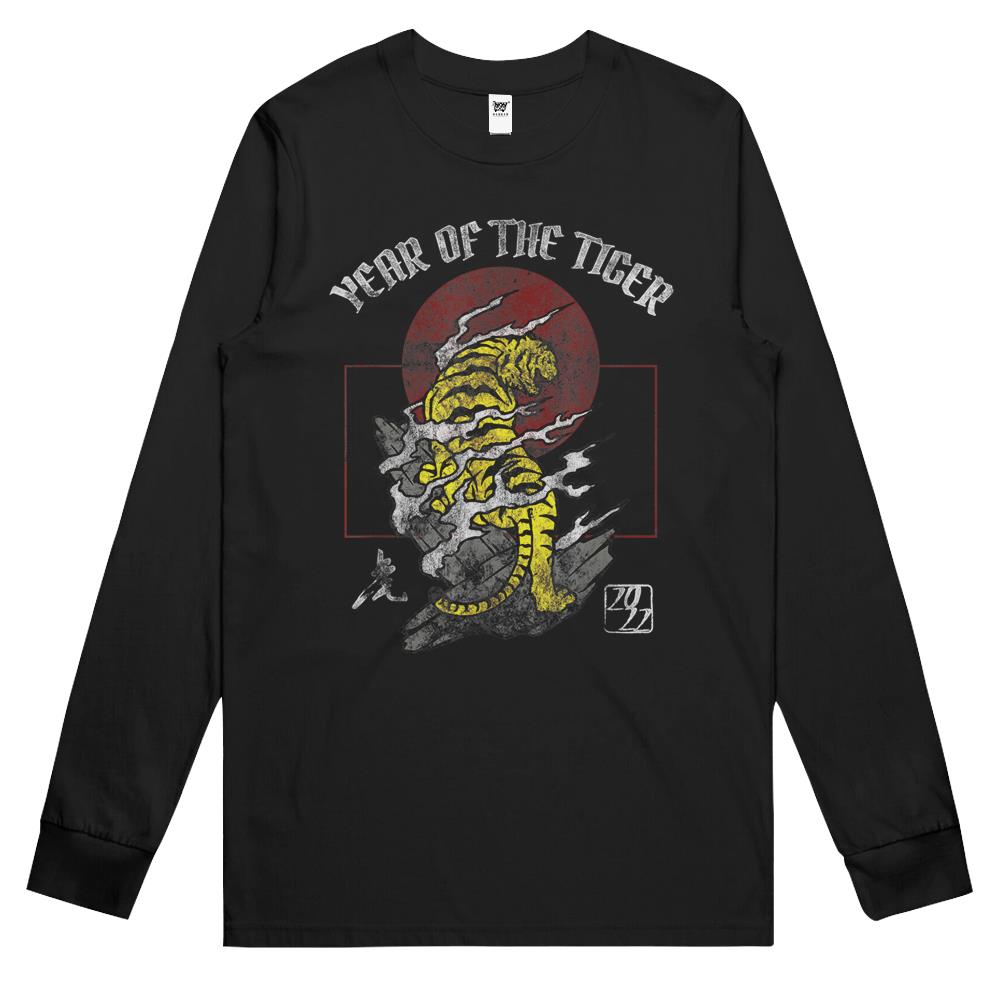 2022 Year Of The Tiger Chinese Zodiac Chinese New Year Long Sleeve T Shirts