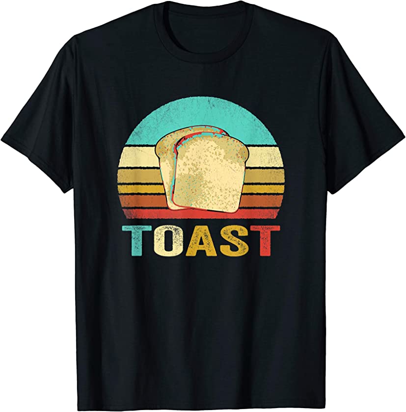 Vintage Toast Shirt Sunset