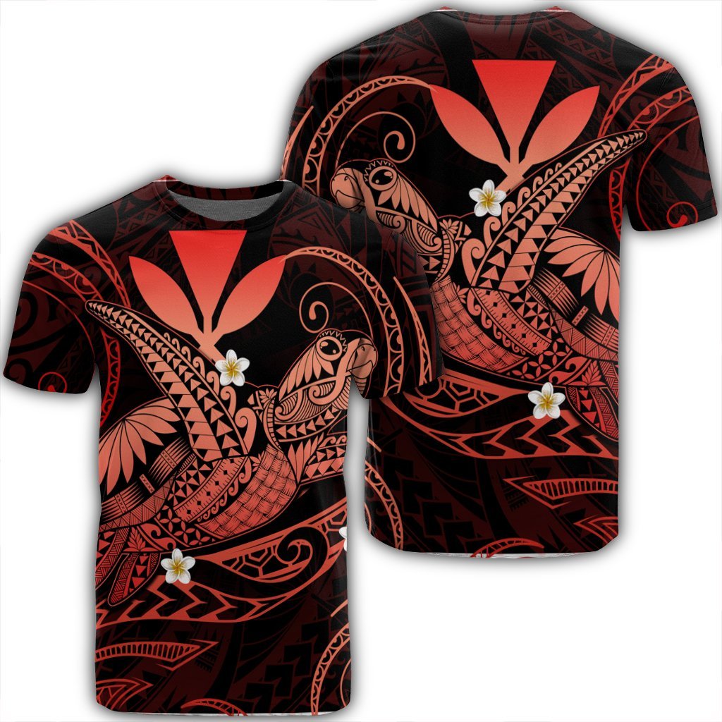 Hawaiian Turtle Polynesian Nane Style Red Ah Ha7598