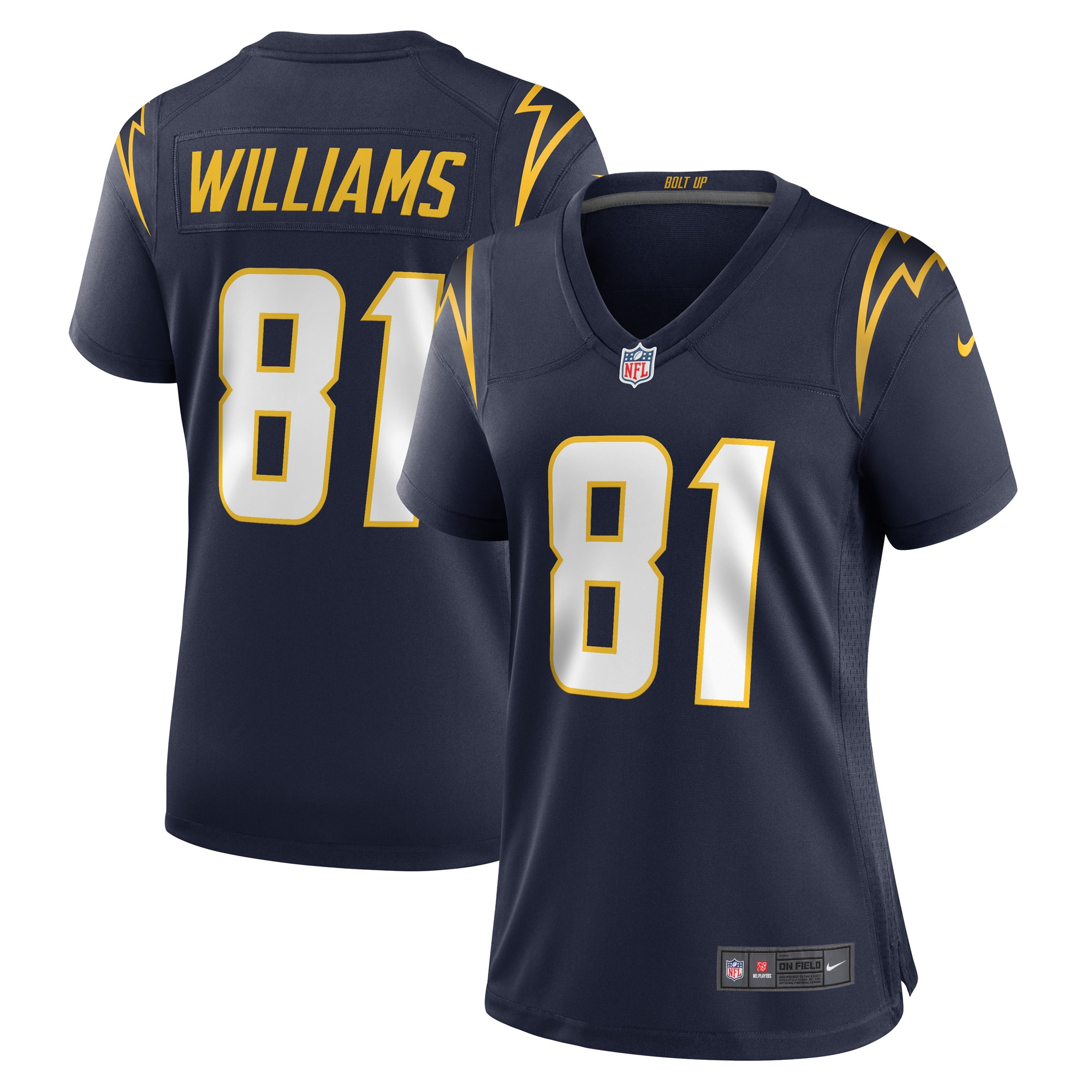 Women’s Los Angeles Chargers Mike Williams Navy Alternate Team Game Jersey