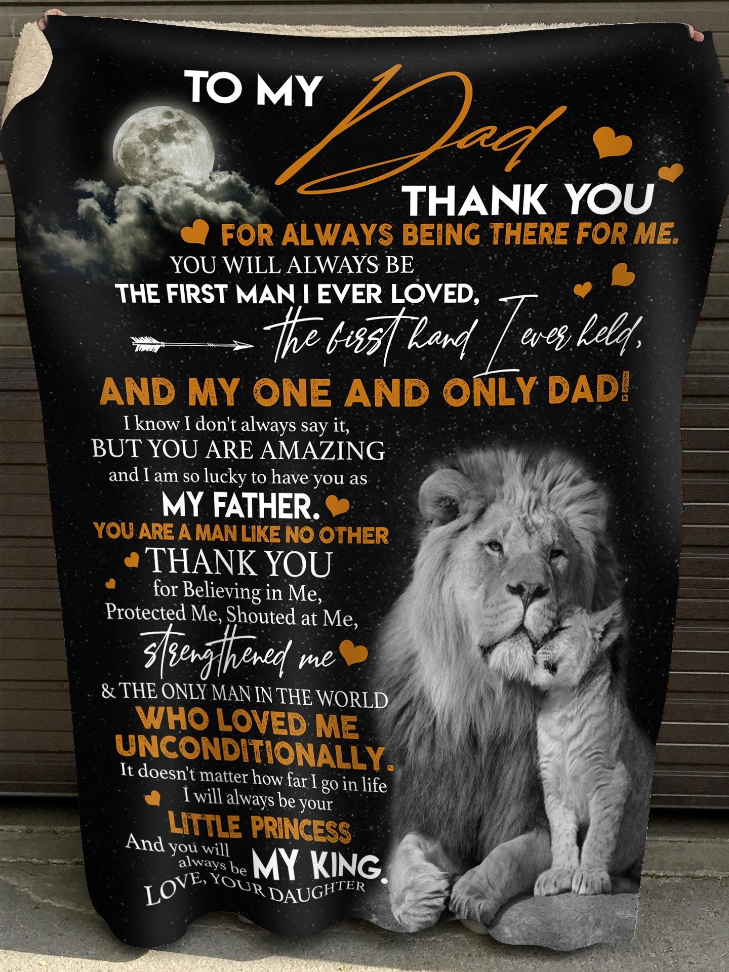 To My Dad Thank You For Always Being There For Me Fleece Blanket Quilt Blanket, Gift From Daughter To Dad, Home Decor Bedding Couch Sofa Soft