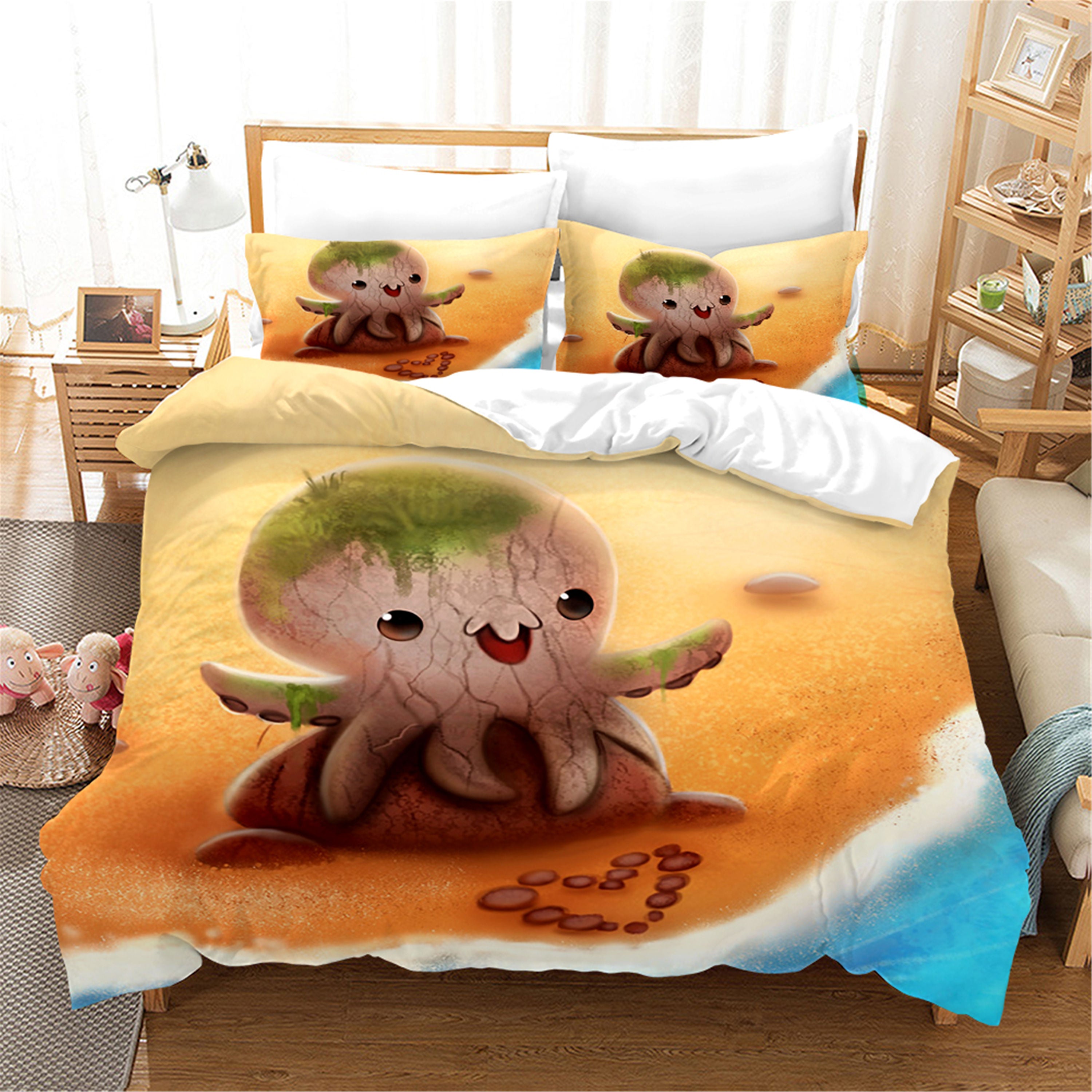 3D Cartoon Animal Quilt Cover Set Bedding Set Pillowcases 163