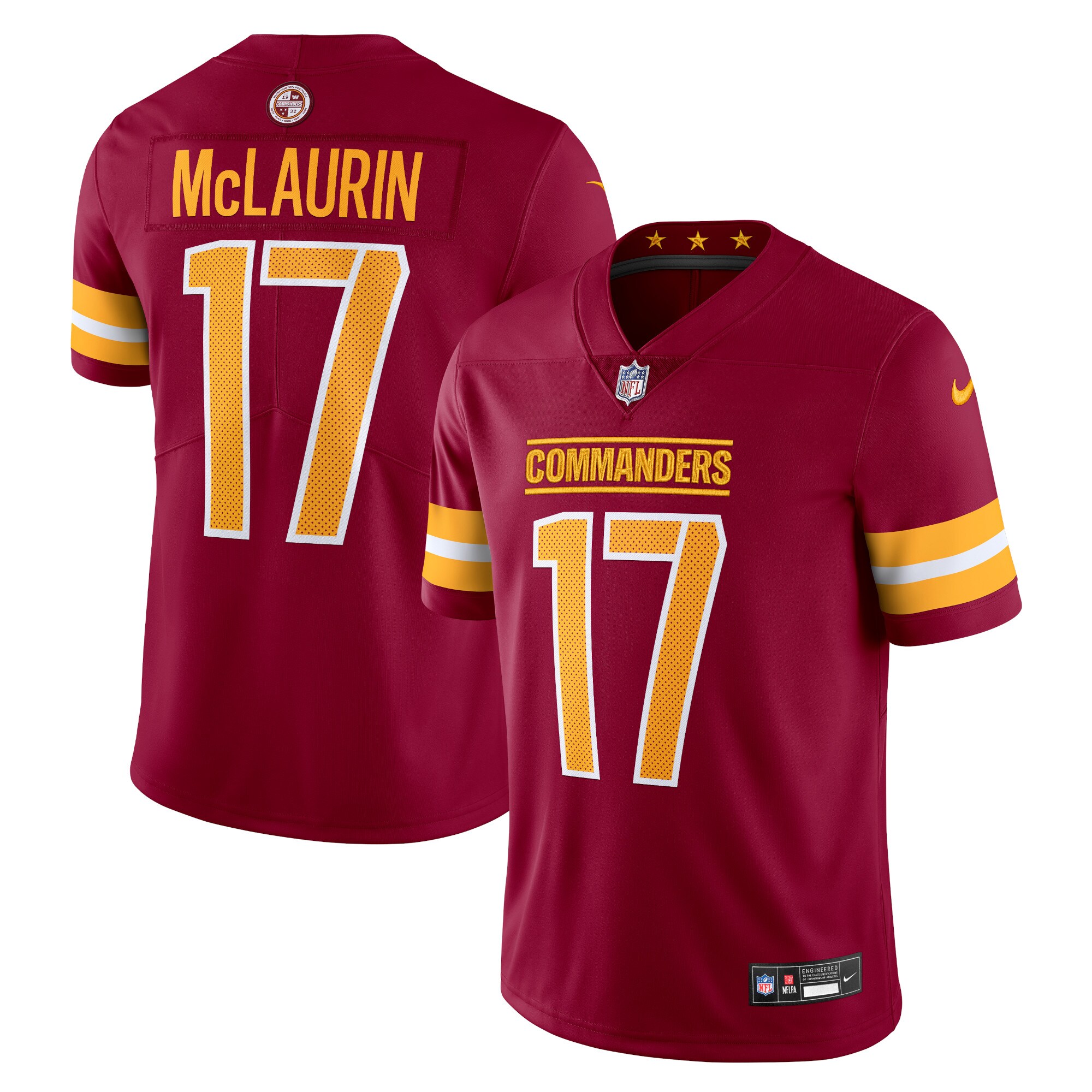 Terry McLaurin Washington Commanders Vapor Untouchable Limited Jersey – Burgundy