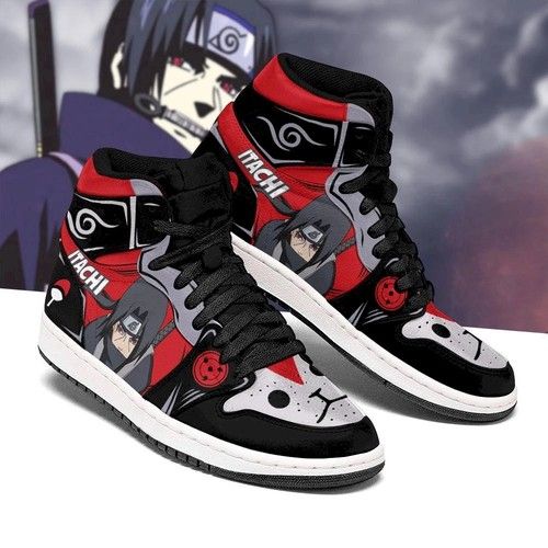 Itachi Jd Sneakers High-Top Customized Jordan Shoes Gift For Fan Jordan Sneaker