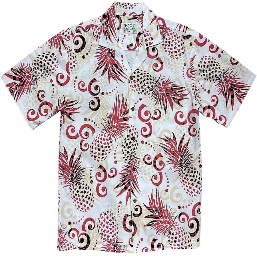 Pineapple Dream Red Hawaii Shirt Ha85103