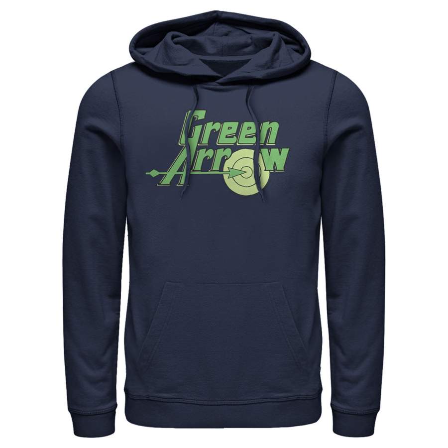 Justice League Men’s Classic Arrow Logo  Lightweight Hoodie