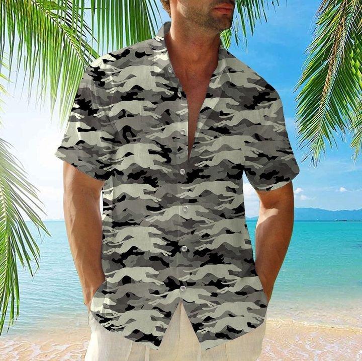 Greyhound Camo Hawaii Shirt Ha68512