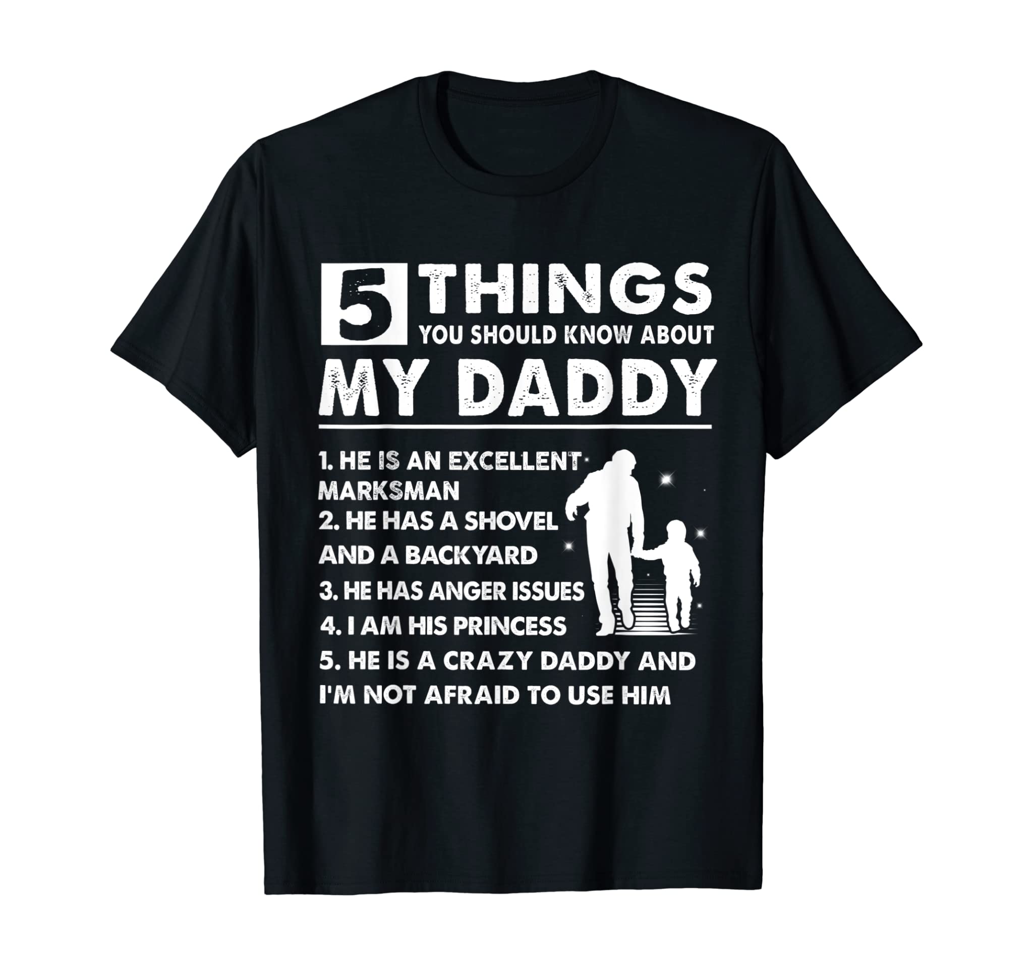 5 Things About My Daddy Shirt Father Day Gifts from Daughter