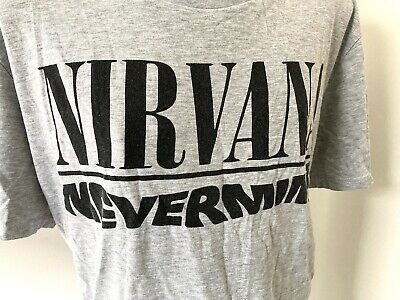 Vintage Nirvana Nevermind Kurt Cobain T Shirt 2838