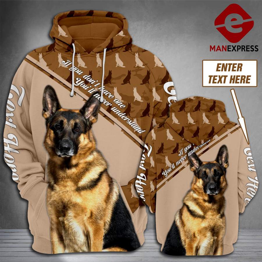 TT German Shepherd Camo 3d printed Customize HOODIE