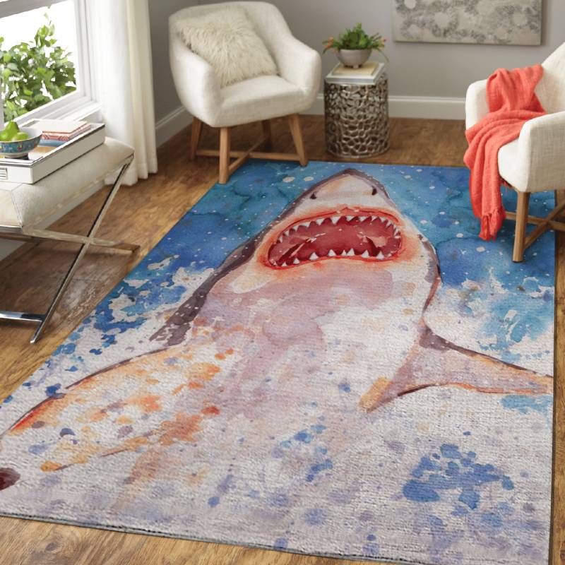 Shark Jaws – Animals Area Rug Carpet