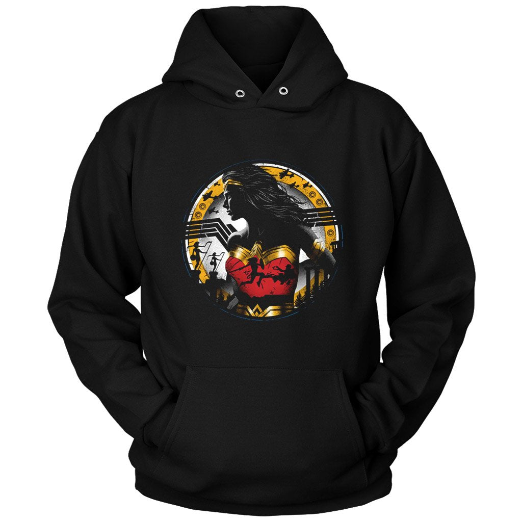 Wonder Woman Logo Art Unisex Hoodie