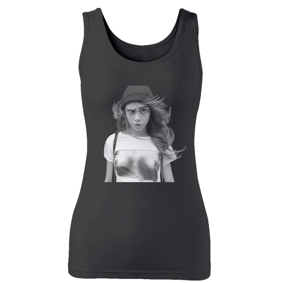 Cara Delevingne Funny Woman’s Tank Top