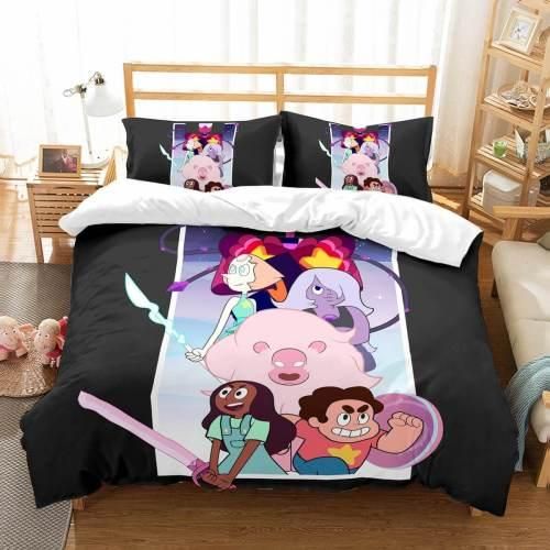 3D Customize Steven Universe Bedding Set Duvet Cover SetBedroom Set Bedlinen