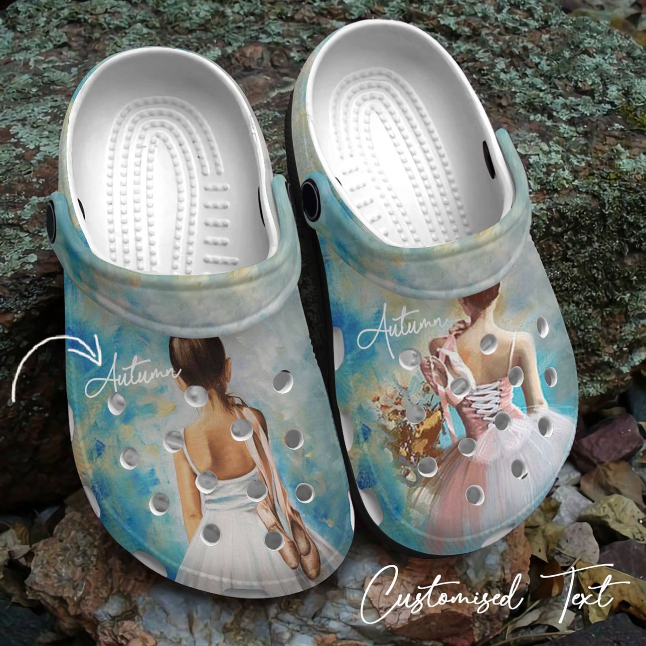 Ballet Personalized Clog, Custom Name, Text, Color, Number Fashion Style For Women, Men, Kid, Print 3D Ballet Dreamer