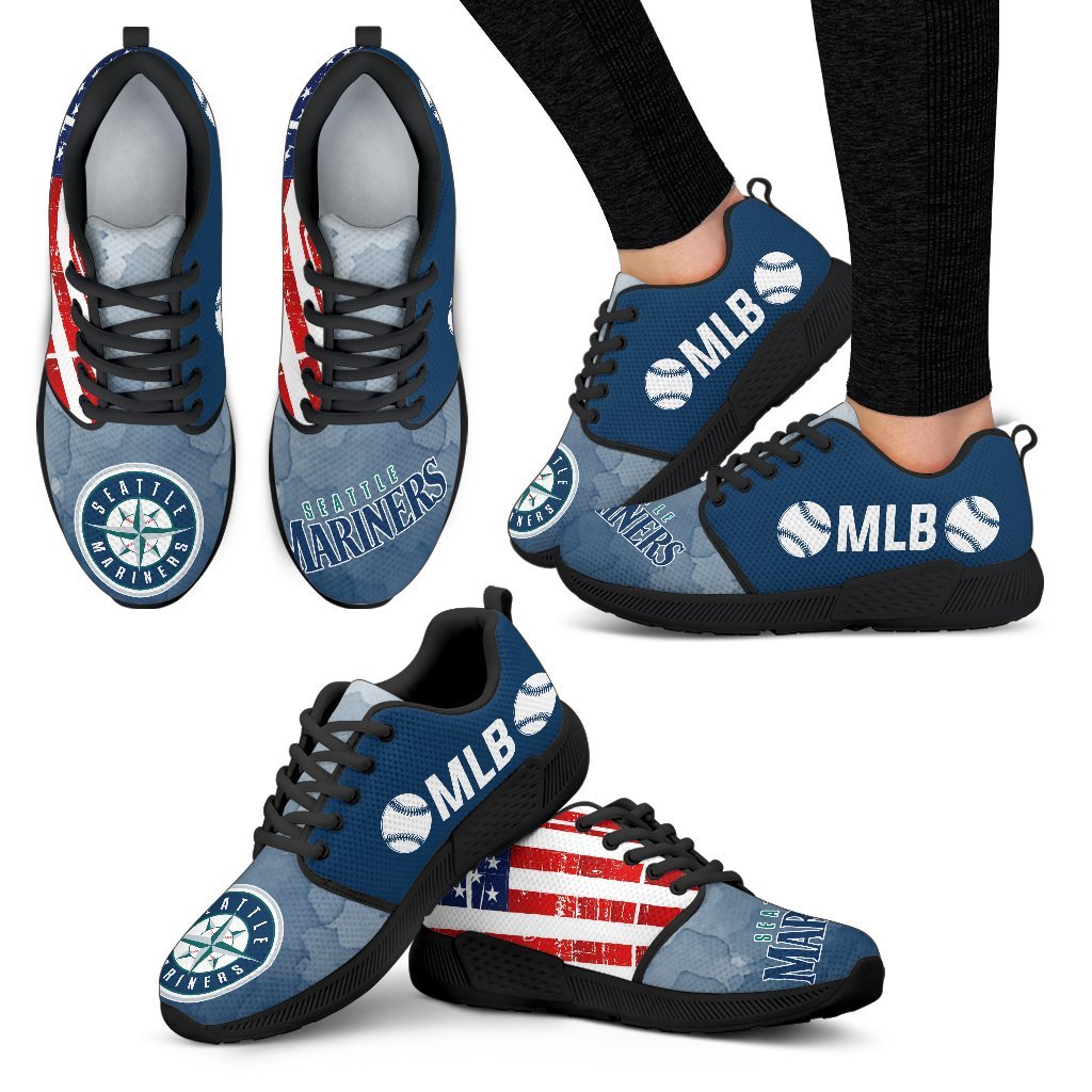 Awesome Fashion Seattle Mariners Shoes Athletic Sneakers