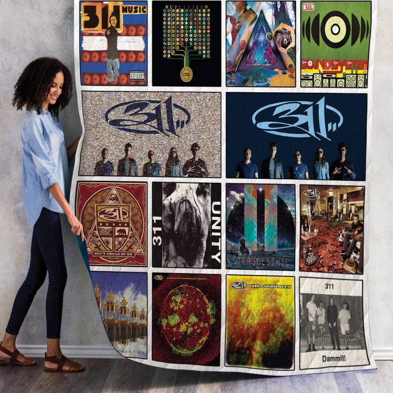 311 Band Album Quilt Blanket 01