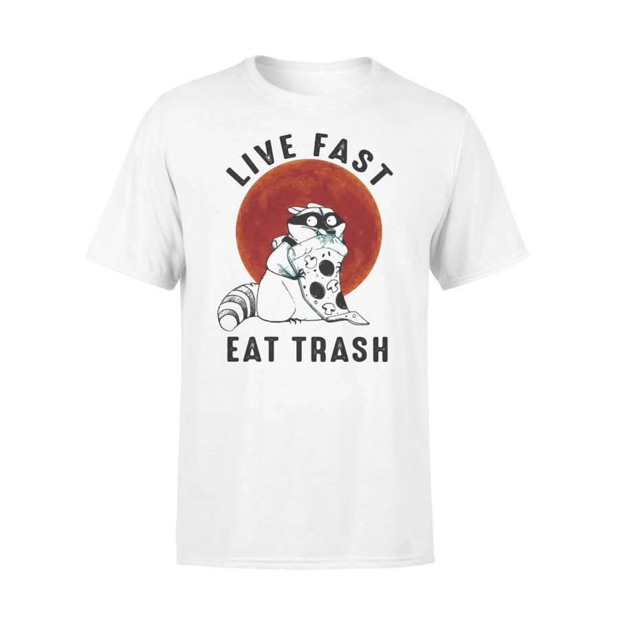 Fox Live Fast Eat Trash Vintage Shirt