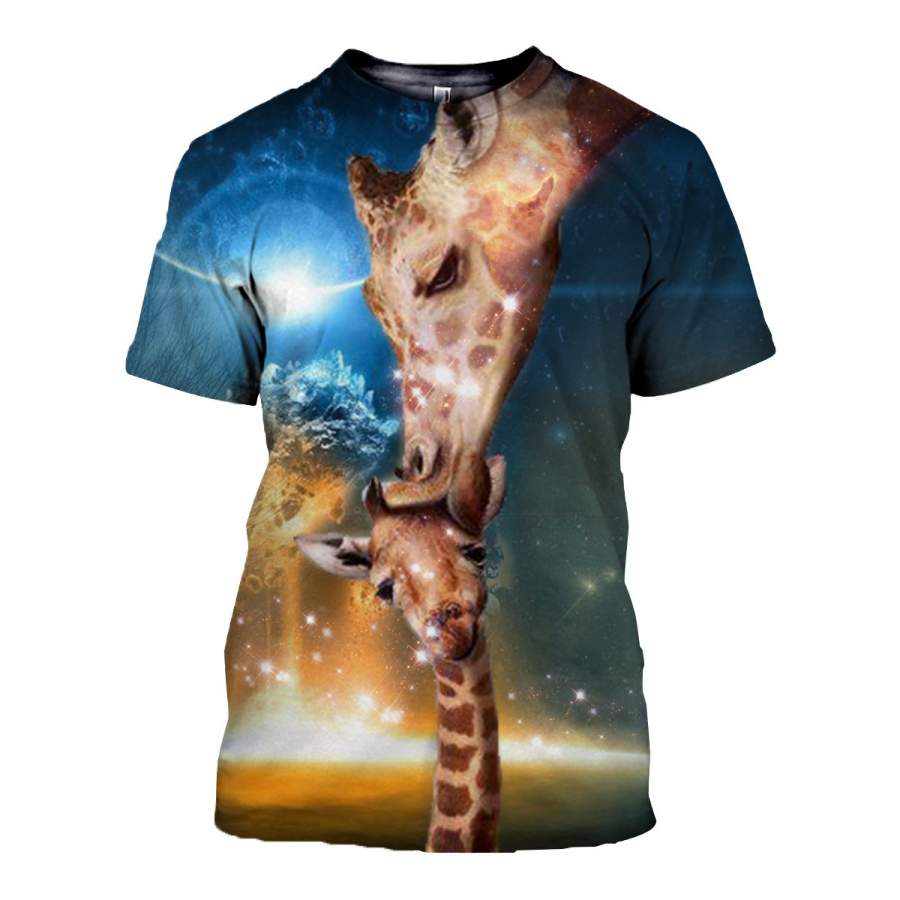 3D All Over Printed Giraffe T Shirt Hoodie 26129