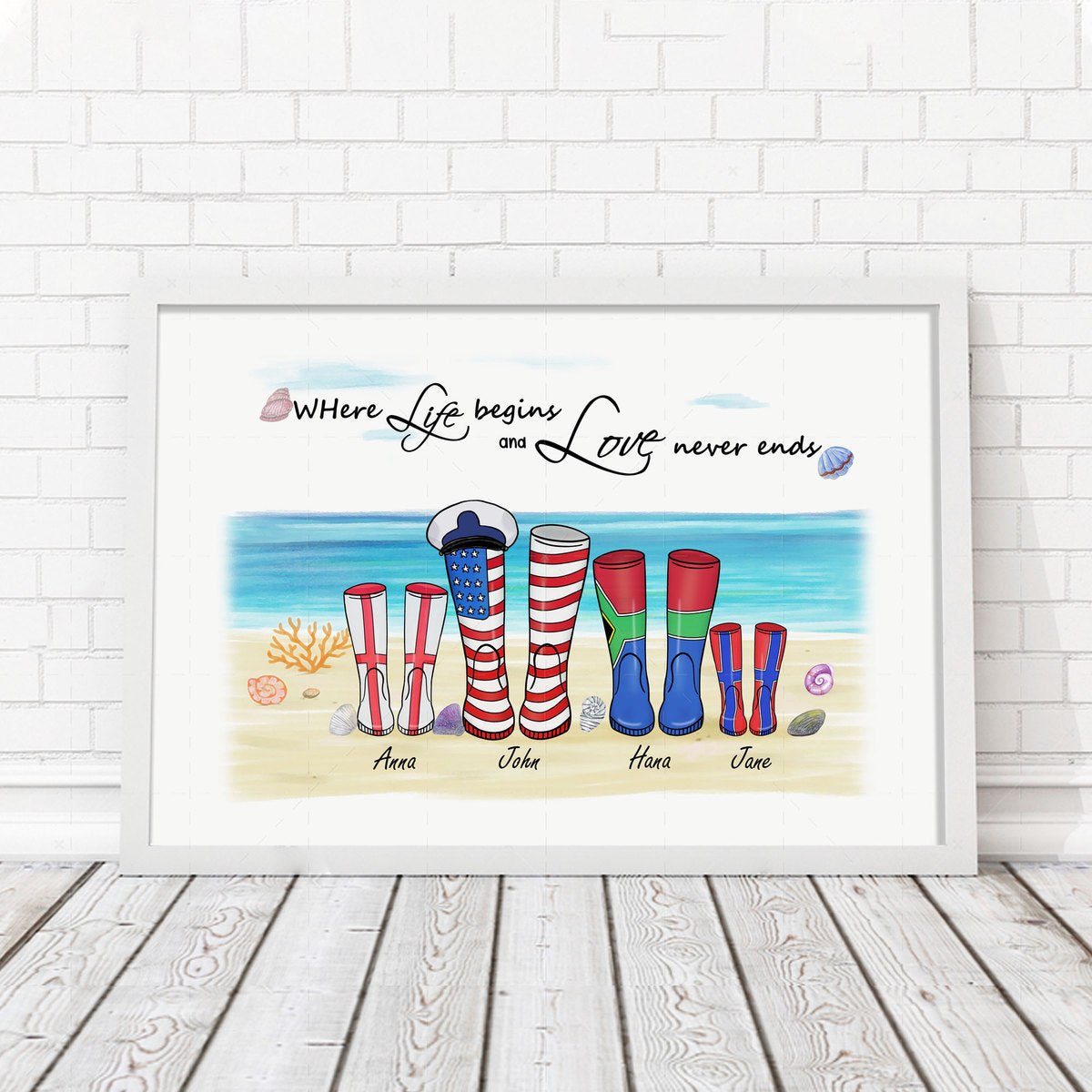 Customized Canvas Poster Wall Art Family Tree