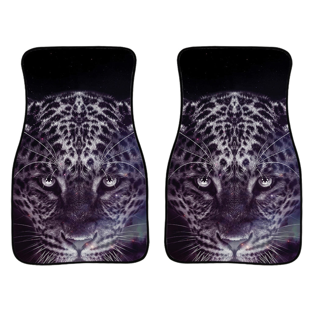 Galaxy Jaguar Print Front Car Floor Mats