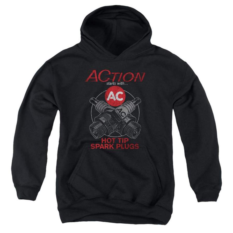 Ac Delco Cross Plugs Youth Hoodie (Ages 8-12)