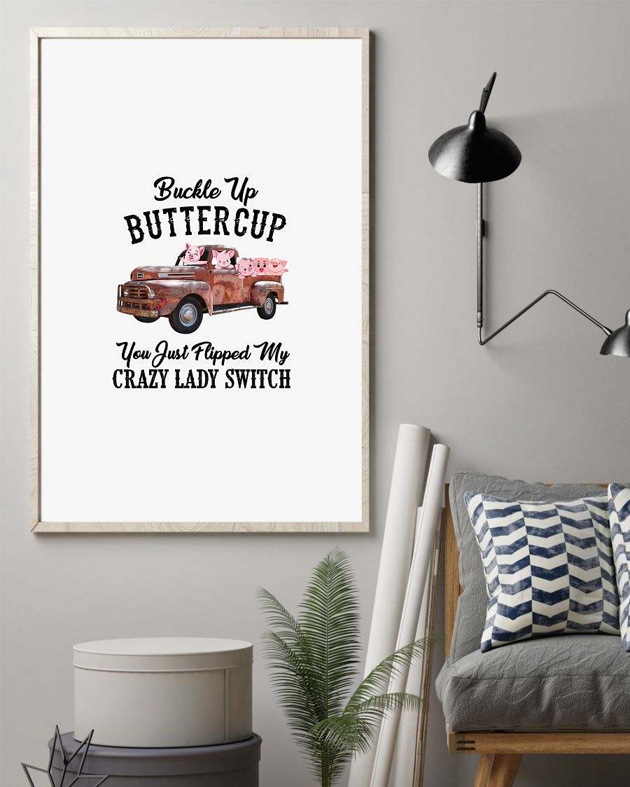 Pig Flipped My Crazy Lady poster